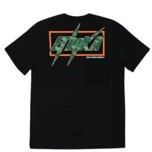 Ethika Black Men's Graphic Tee NEW Size Large Camo Dirt Bikes Riders Skaters